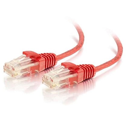 Cb Distributing 7 ft. Cat6 Snagless Unshielded Slim Ethernet Network Patch Cable - Red ST2203830
